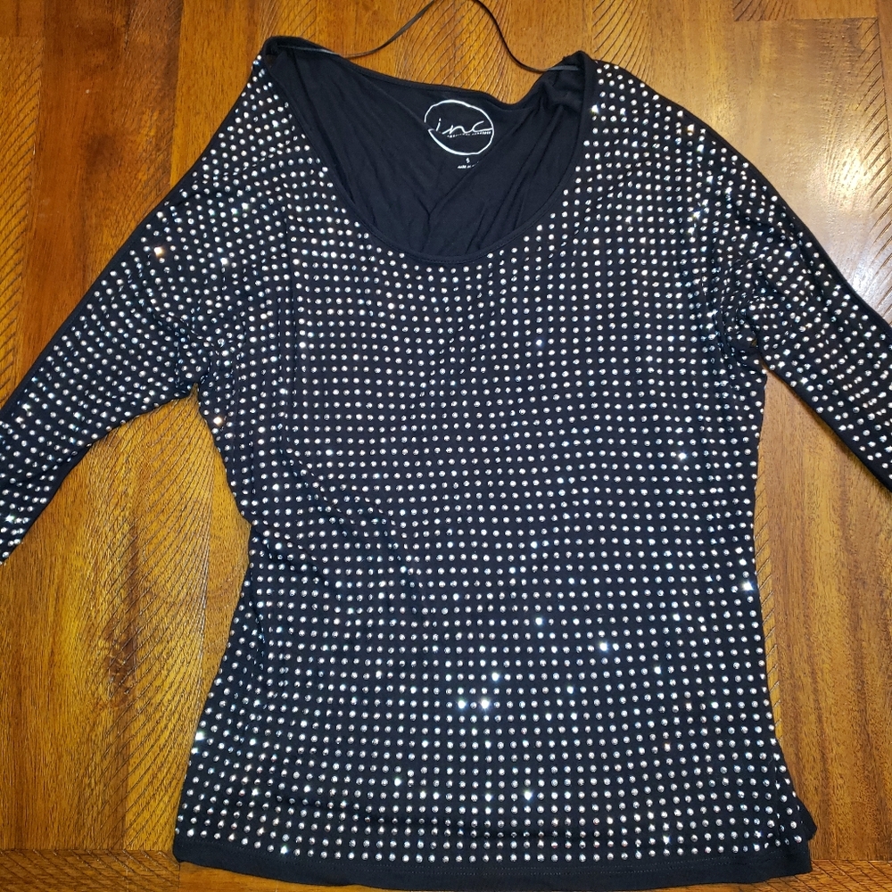 INC Rhinestone Top - Picture 8 of 11